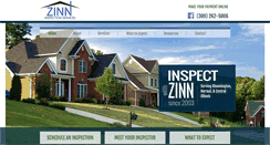 Desktop Screenshot of inspectwithzinn.com